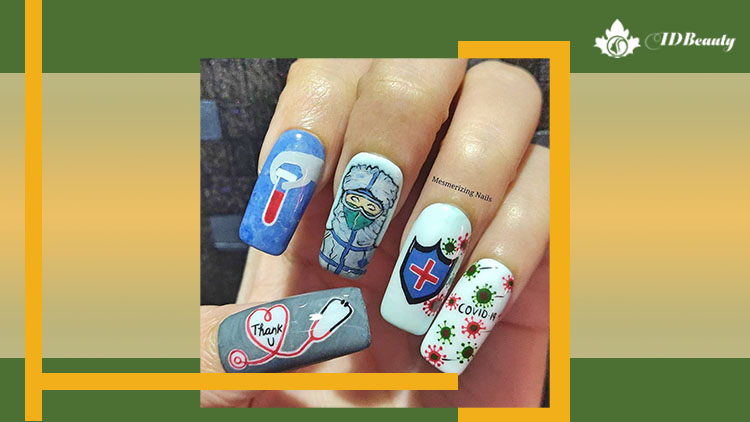 hot trend 2020 - Corona nails