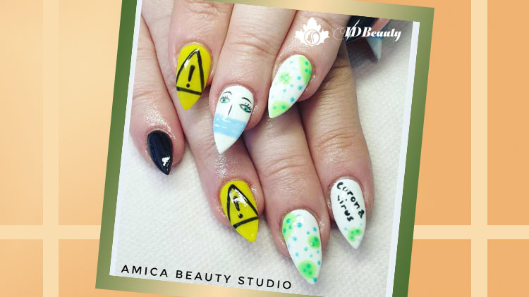 hot trend 2020 - Corona nails